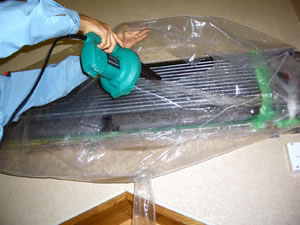 エアコン空調室内機分解洗浄清掃